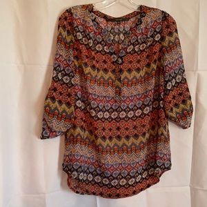 Blouse with 3/4 length sleeves by Fun 2 Fun, sizeM